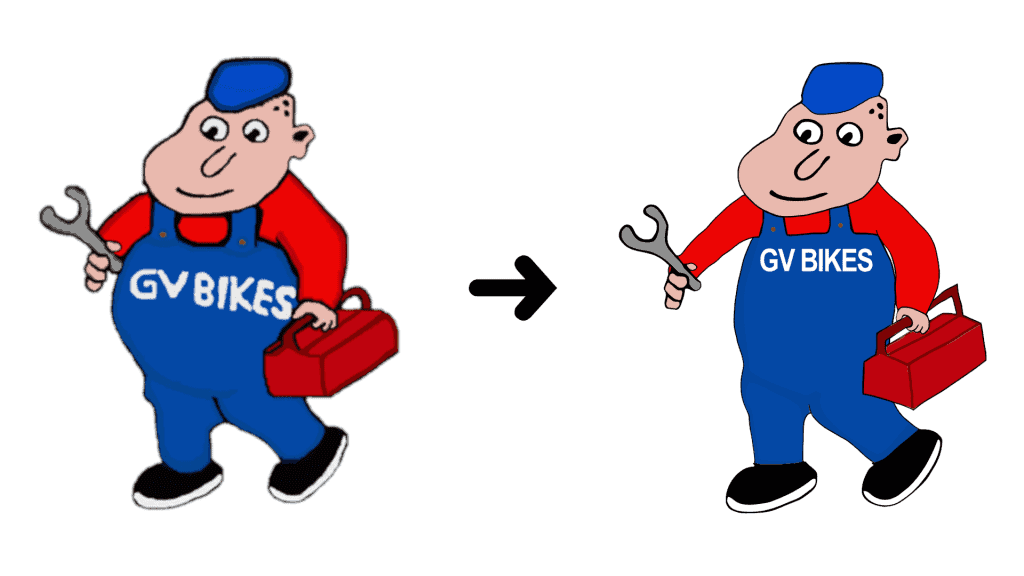 GV Bikes Logo Enhancement